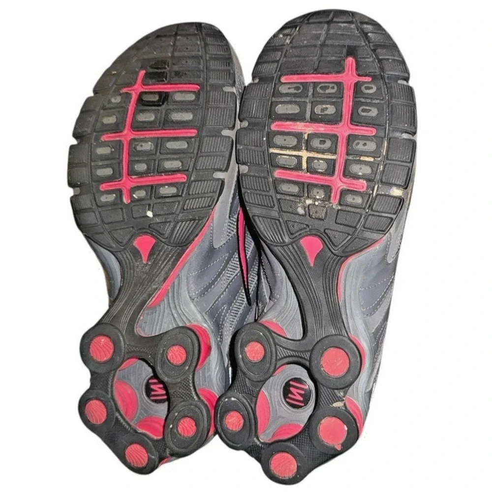 Nike Shox Navina Shoes Womens‎ 9 Pre-Owned Sneakers Grey Pink 392868-060 Cushion